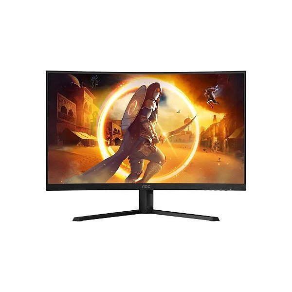Monitor Gamer Curvo AOC CQ32G4VE 31.5" QHD 180 Hz / 1 ms - Preto