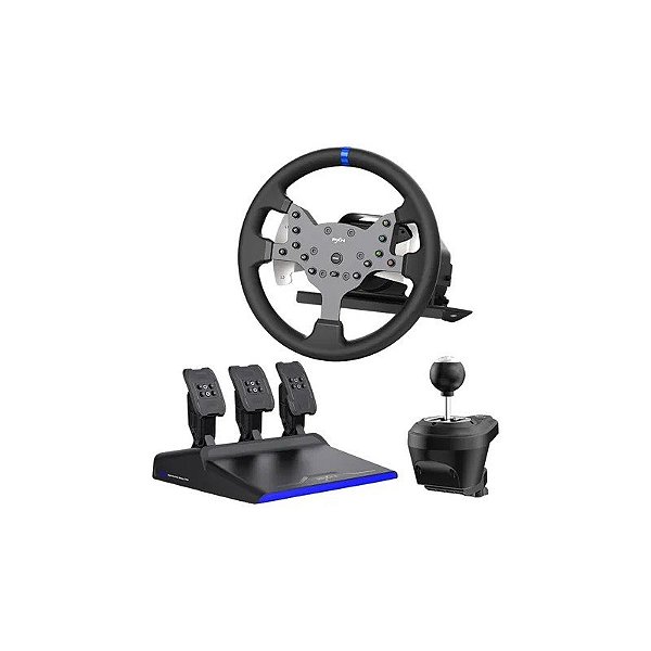 Volante Simulador PXN V99 com Pedal Preto