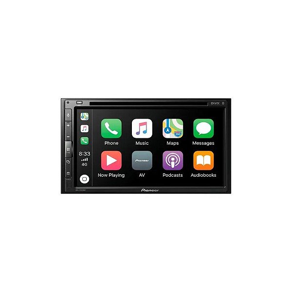 Reprodutor de DVD Pioneer AVH-Z5250BT - USB/Aux - CD/DVD - Bluetooth - 6.8