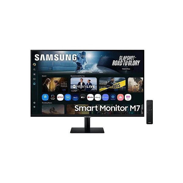 Monitor Inteligente Samsung M7 S32FM700UN de 32" 4K 16:9 4 MS GTG com Wi-Fi/HDMI