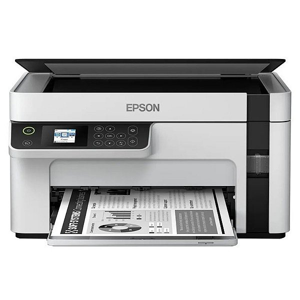 Impressora Smart Epson Eco Tank M2120 Multifuncional Sem Fio (Bivolt)