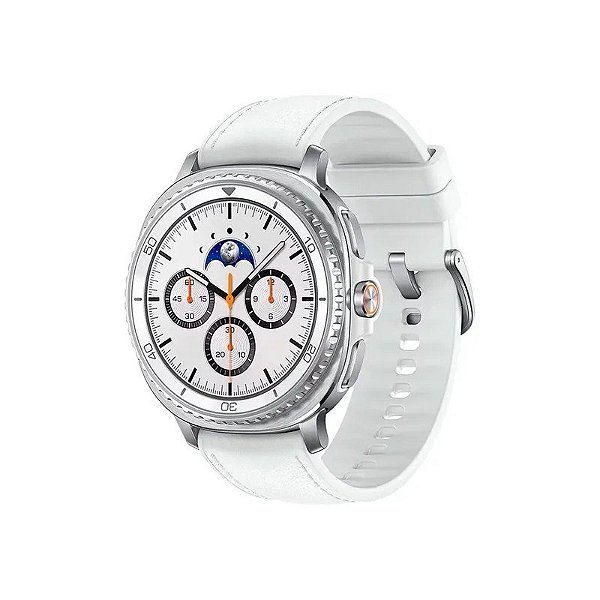 Relógio Samsung Galaxy Watch 8 46MM SM-L500NZWALTA - Pulseira Prateada/Branca