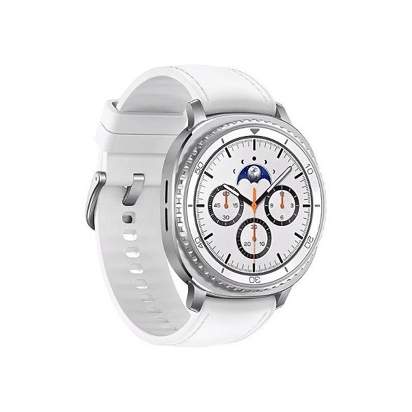 Relógio Smartwatch Samsung Galaxy WATCH8 SM-L500NZWA 46 MM - Branco/Branco Híbrido