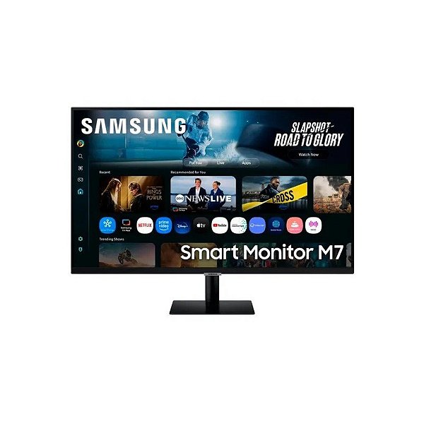 Monitor 32 Samsung Smart LS32FM700UNXZA 4K/Uhd/Preto