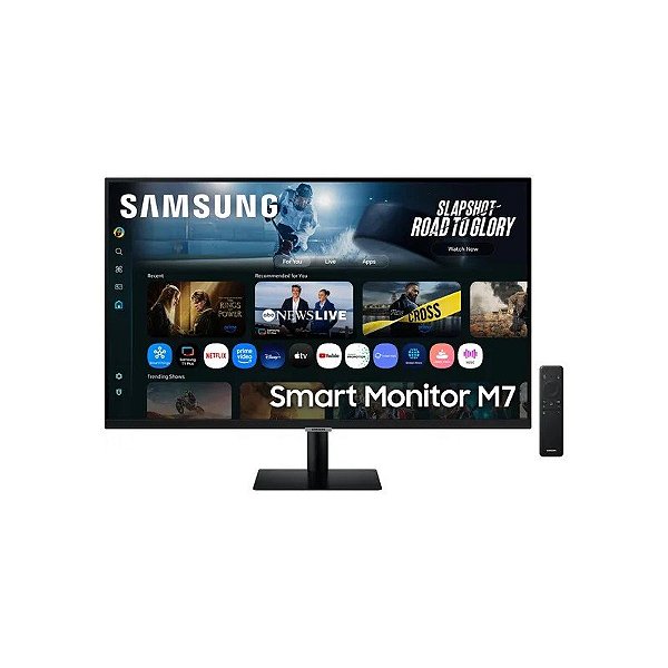Monitor Inteligente Samsung M7 LS32FM700UN LCD 32" UHD 60 Hz / 4ms - Preto