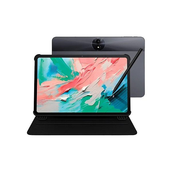 Tablet TCL Nxtpaper 11 11 Polegadas Wi-Fi 64 GB + Caneta + Capa - Cinza