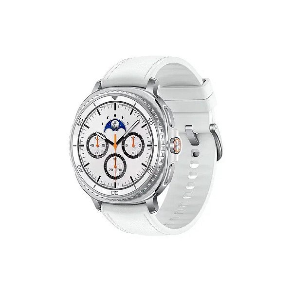 Relógio Inteligente Samsung Galaxy Watch 8 Classic SM-L500 - Bluetooth/Wi-Fi/GPS - 46mm - Branco