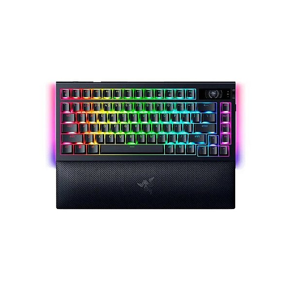 Teclado Razer RZ03-05130200-R3U1 Preto Blackwidow V4 Pro 75% Hiperpolling Switch Laranja RGB