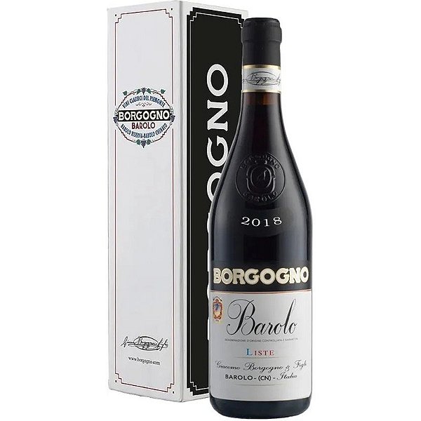 Garrafa Borgonha Lista DOCG 750ml com Caixa 2018