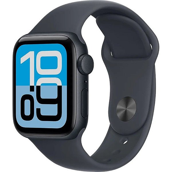 Apple Watch SE 3 (GPS) Caja Aluminio Midnight 40mm Pulsera deportiva Midnight S/M A3324