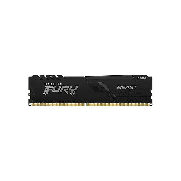 Memória RAM DDR4 Kingston 3200 MHz 32 GB Fury Beast KF432C16BB/32 - Preto