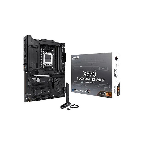 Placa-Mãe Asus X870 Max Gaming Wifi 7 AM5 DDR5