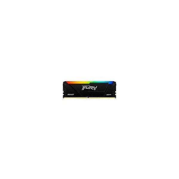 Memória RAM Kingston Fury Beast DDR4 32GB 3200MHZ RGB - Preto (KF432C16BB2A/32)
