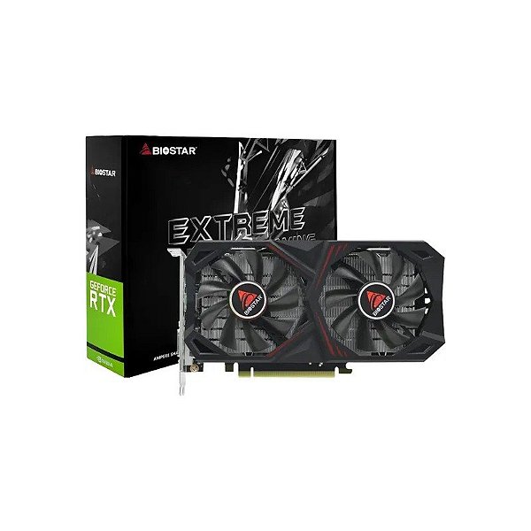 Placa de Vídeo Biostar Geforce RTX 2060 Super Extreme Gaming - 8GB - GDDR6 - HDMI/Displayport/DVI