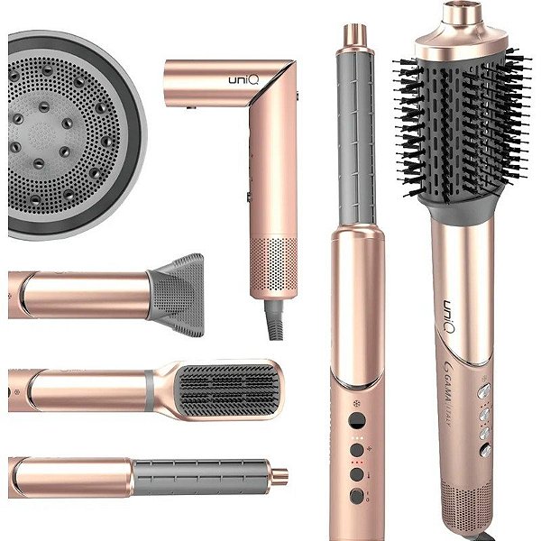Secador de Cabello GA.MA Radiant UniQ Multilook 9 em 1 1200W - 110V/60Hz