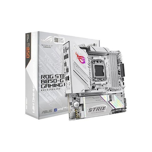 Placa Mãe AMD AM5 Asus B850-G ROG Strix Gaming Wifi