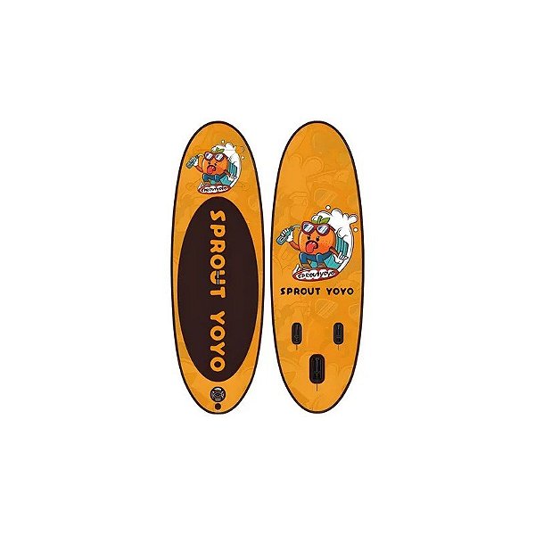 Tábua Inflável de Stand Up Paddle Surf Spatium Sprout Yoyo 2.4M Laranja/Preto