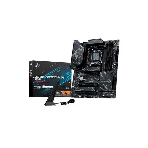 Placa Mãe AM5 MSI X870E Gaming Plus Wifi DDR5/HDMI/DP/USB