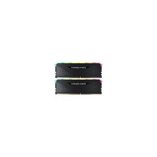 Memória RAM Corsair Vengeance RGB RS DDR4 32GB (2X16GB) 3200MHZ - Preto (CMG32GX4M2E3200C16)