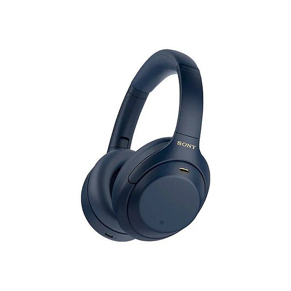 Fone de Ouvido Sem Fio Sony WH-1000XM4 Bluetooth - Azul Meia-Noite
