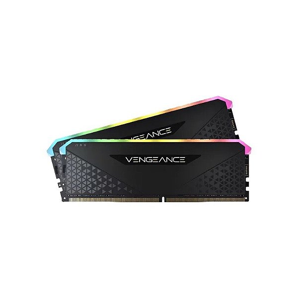 Memória RAM DDR4 Corsair Vengeance RGB RS 3200 MHZ 32 GB (2 X 16 GB) - Preto (CMG32GX4M2E3200C16)