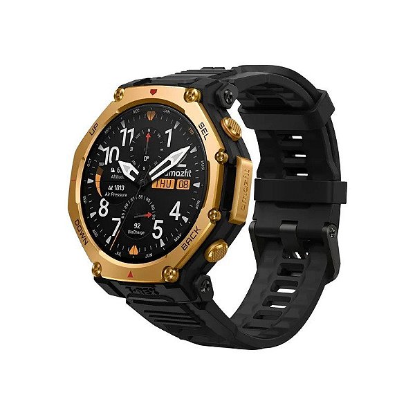 Relógio Smartwatch Amazfit T-Rex 3 Pro A2444 - Preto/Dourado