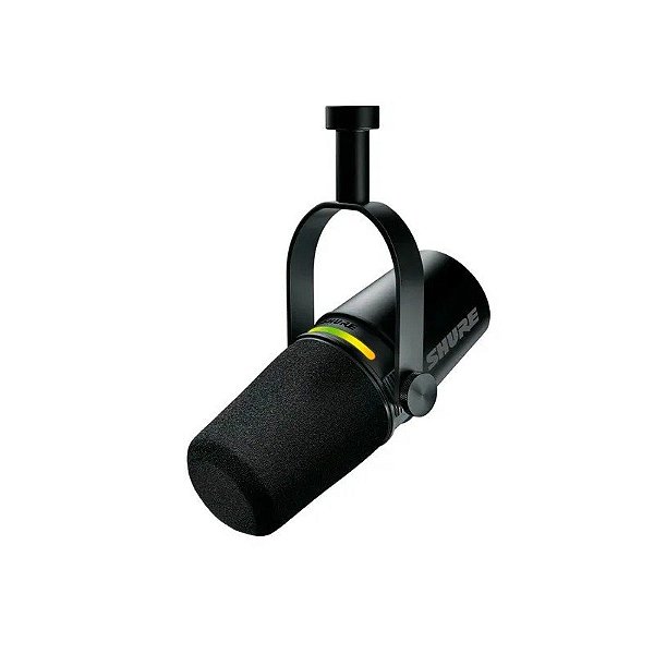 Microfone Dinâmico Shure MV7+ para Podcast