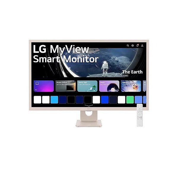 Monitor Smart LG 32SR50F-W de 32" Full HD 16:9 5 MS com USB/HDMI