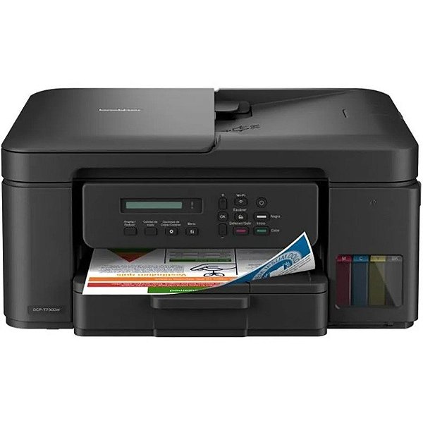 Impressora Multifuncional Brother 3 em 1 DCP-T730DW 220V-50/60Hz