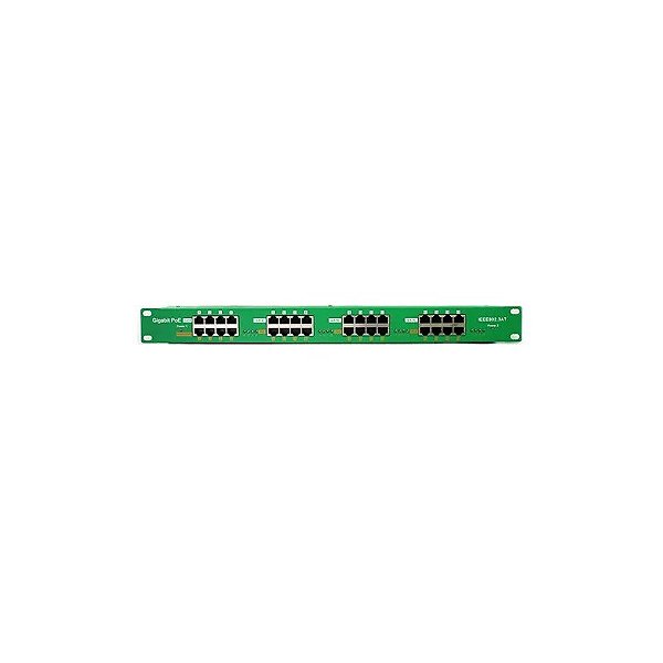 Injetor PoE 16 Portas ZQ Ativo Gigabit WT-AT-16-1U Verde