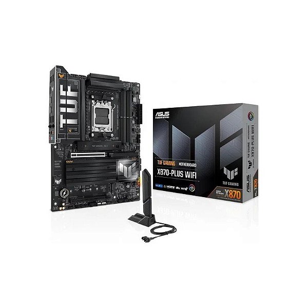 Placa Mãe AMD AM5 Asus X870-Plus Tuf Gaming Wifi ATX DDR5
