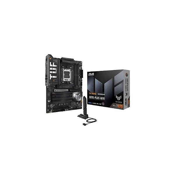 Placa Mãe AM5 Asus X870-Plus Wifi/ HDMI/ 2USB-C/ 4M.2/ ATX