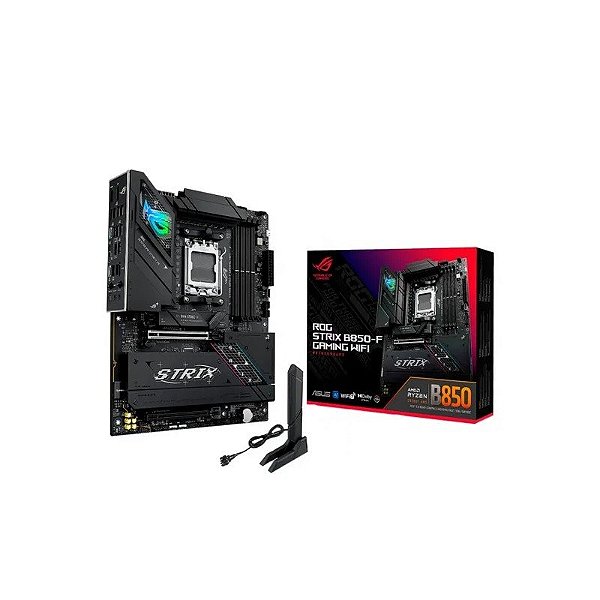 Placa-mãe Asus B850-F ROG Strix WiFi para AM5