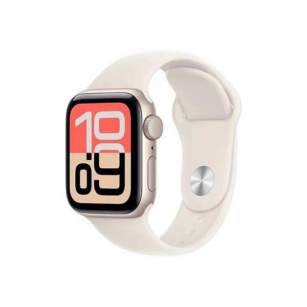 Relógio Apple Watch Se 3 40MM Starlight MEH34LW/A Esportivo MEH34LW/A