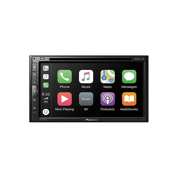 Reprodutor Multimídia DVD Pioneer AVH-Z5250BT 6,8" Touch Bluetooth - Preto