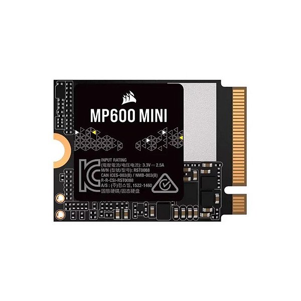 SSD M.2 Corsair MP600 Mini 2TB Nvme PCI-Exp Gen 4 - CSSD-F2000GBMP600MNR2