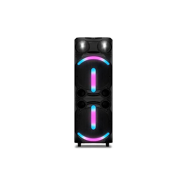 Caixa de Som Philips TAX5708/77 - USB/Aux - Bluetooth - 400W RMS - 2X 12 polegadas - Preto