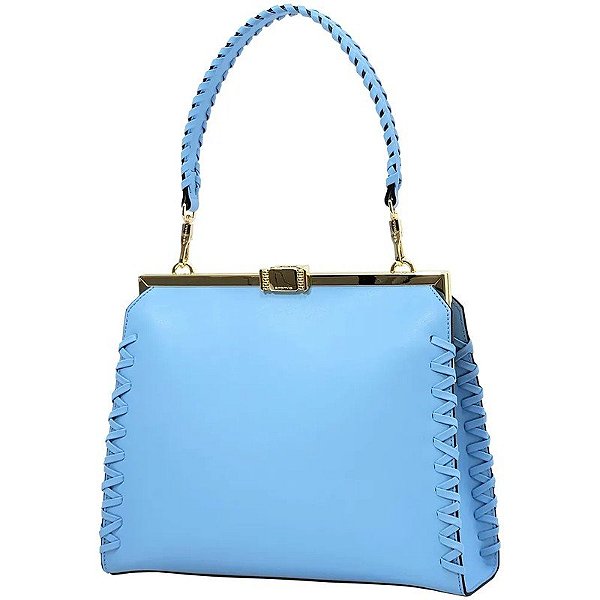 Bolsa Cromia Feminina 1406000 039 Ladies Bag Fiordaliso Celeste