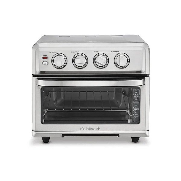 Fritadeira a Ar Cuisinart TOA70CL com Grelhador Inox 1800W 8 Funções 17L 220V 50HZ