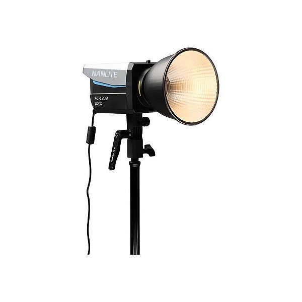 Luz LED Bicolor de Vídeo Nanlite FC-120B 70 W - Preto + Suporte para Bateria Externa BT-BG-PB