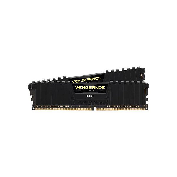 Memória RAM DDR4 Corsair Vengeance LPX 3200 MHz 32 GB (2 x 16 GB) - Preto (CMK32GX4M2E3200C16)