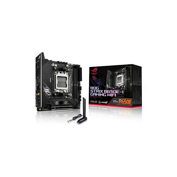 Placa-mãe AM5 Asus B650E-I Gaming Rog Strix Wifi/DDR5