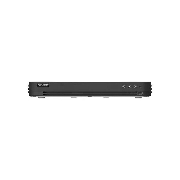 Gravador de Vídeo Digital DVR de Vigilância Hikvision IDS-7216HUHI-M2/XT 16 Canais 5MP - Preto