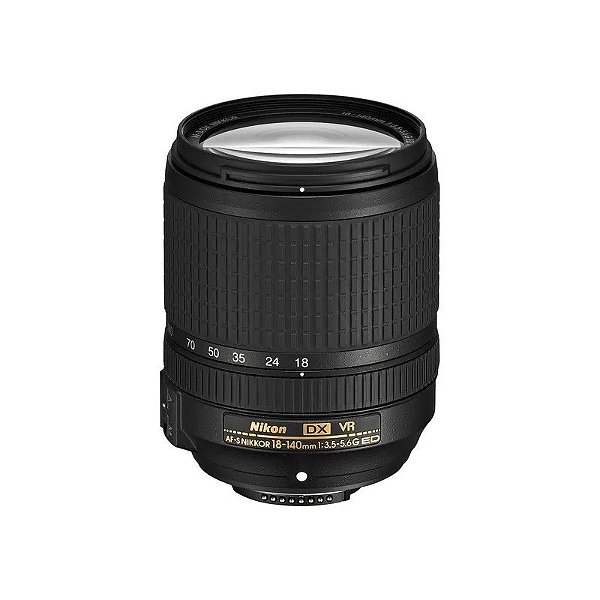 Lente Nikon DX 18-140mm F/3.5-5.6G Ed VR