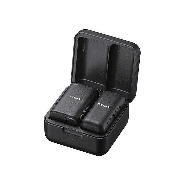 Microfone sem fio Sony ECM-W3S para câmera com sapata - preto