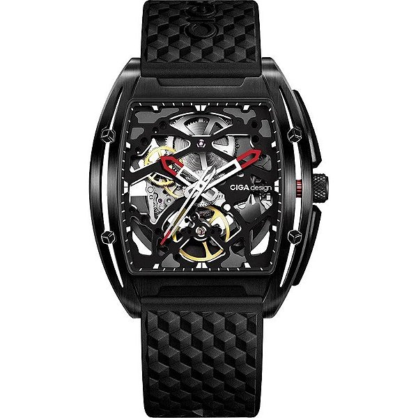 Relógio Masculino Ciga Design Z031-BB01-W5BK Z Series Edge DLC Case