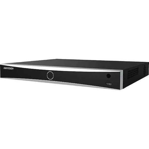 Gravador de Rede de Vídeo Hikvision CCTV DS-7616NXI-K2(D) AcuSense Incorporado 16 Canais 4K (Conexão para Rede)