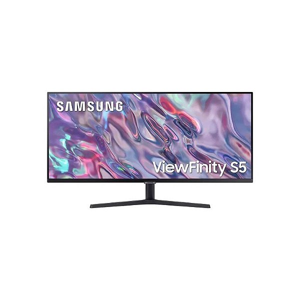 Monitor Samsung Viewfinity S5 34" HRM Flat Ultra-WQHD 100HZ HDR10 DP/2 HDMI AMD Freesync - LS34C502GANXZA
