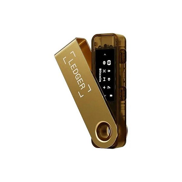 Carteira para Criptomoedas Ledger Nano S Plus USB-C - Dourado