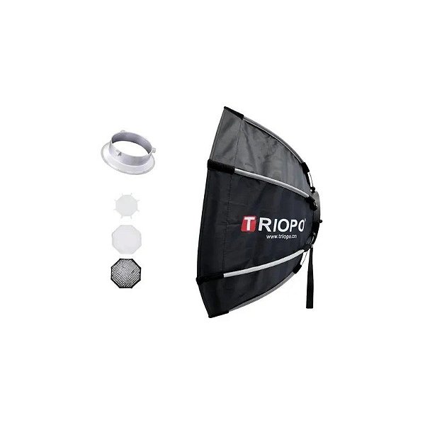Softbox Triopo KT2-45CM Octagonal Bowens com Grelha